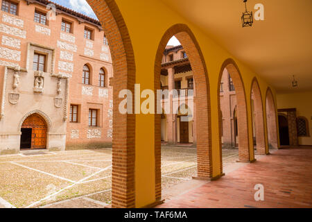 Castillo de la Mota Interieur, das Schloss von Medina del Campo, in Valladolid, Leon. Spanien Stockfoto