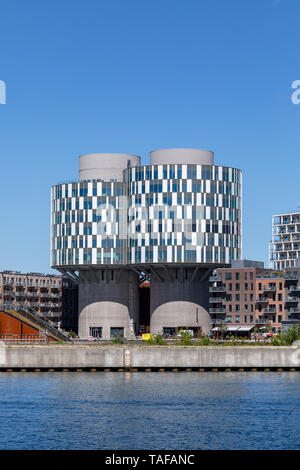 Portland Türme (Portland), durch DesignGroup Siloerne Architekten entworfen, Abgeschlossen 2014; Nordhavn, Kopenhagen, Dänemark Stockfoto