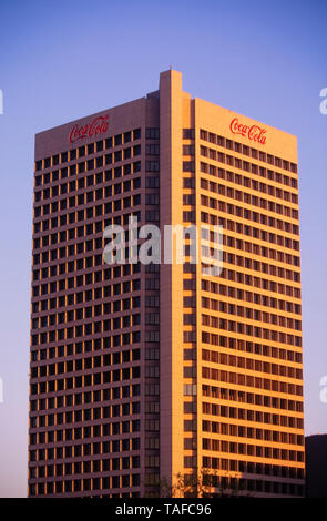 CocaCola internationalen Hauptsitz in Atlanta, Georgia. Stockfoto