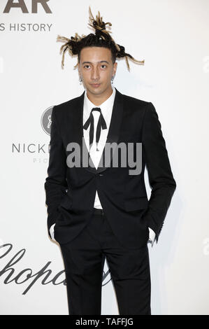 Antibes, Frankreich. 23 Mai, 2019. Ghali die Teilnahme an der 26. amfAR Cinema Against Aids Gala während des 72. Filmfestival von Cannes im Hotel du Cap-Eden-Roc am 23. Mai 2019 in Antibes | Verwendung der weltweiten Kredit: dpa/Alamy leben Nachrichten Stockfoto