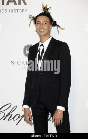 Antibes, Frankreich. 23 Mai, 2019. Ghali die Teilnahme an der 26. amfAR Cinema Against Aids Gala während des 72. Filmfestival von Cannes im Hotel du Cap-Eden-Roc am 23. Mai 2019 in Antibes | Verwendung der weltweiten Kredit: dpa/Alamy leben Nachrichten Stockfoto