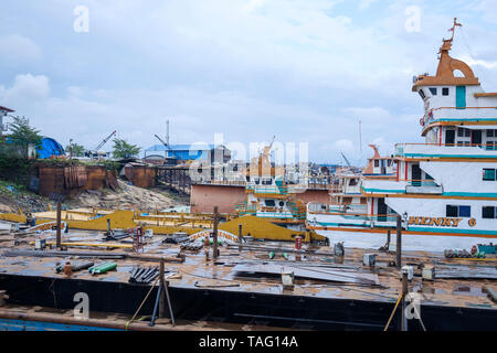 Puerto Henry auf Iquitos, Provinz Maynas, Loreto Abteilung, Peru Stockfoto