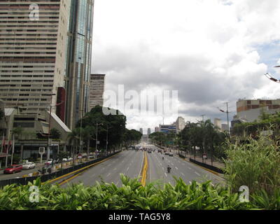 Bolivar Avenue in Caracas, Venezuela Montag, 24. Juli 2017 Stockfoto