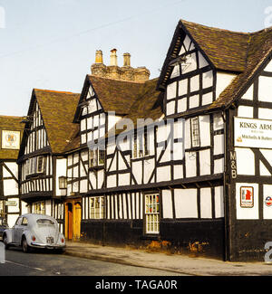 Das Kings Arms, Ombersley, Worcestershire, 1982 Stockfoto