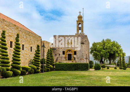 Der hl. Johannes der Täufer Kloster Deir Al Kalaa Beit Mery Ruinen in Beirut in der Hauptstadt des Libanon Naher Osten Stockfoto