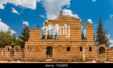 Ruinen der Umayyaden (Aanjar Anjar) in der Beeka valley Libanon Naher Osten Stockfoto