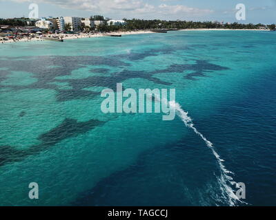 Meer in Nassau Bahamas Jamaika Cancun Cozumel Stockfoto