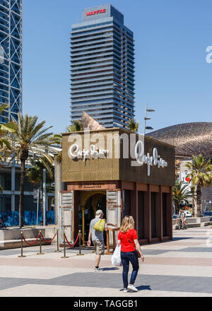 Carpe Diem Lounge Club, Barcelona, Spanien Stockfoto