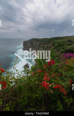 Pura Besakih ist eine Tempelanlage in der Ortschaft Besakih und der größte und heiligste Tempel der hinduistischen Religion auf Bali. Stockfoto