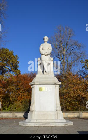 Statue von Helmuth von Moltke in Berlin Stockfoto