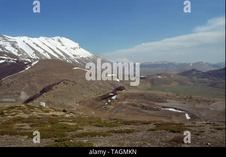 , Berg, Berge, Monte Vettore, Monti Sibillini, Nationalpark Monti Sibillini, Marche, Italien Stockfoto