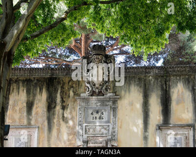 Eingang von Castelo de Sao Jorge in Lissabon Stockfoto