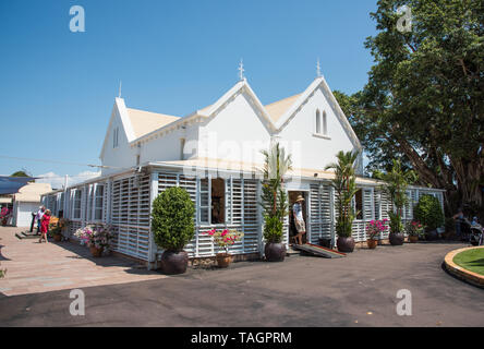 Darwin, Northern Territory, Australia-September 1,2018: Äußere des Government House, viktorianischen gotische Architektur, in Darwin, Australien Stockfoto