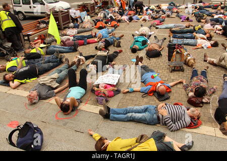 Mobilisierung des marcheurs pour le Climat (Acte V) Stockfoto
