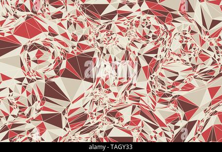 Mosaik Hintergrund. Polygonale Vector Illustration. Stock Vektor
