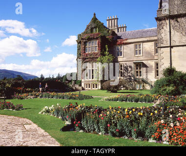 Gärten von Muckross House, Nationalpark Killarney, County Kerry, Provinz Munster, Republik von Irland Stockfoto