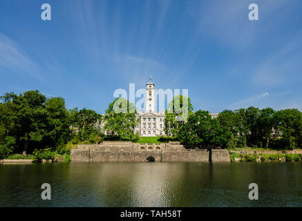 Trent Gebäude über die highfields See in Nottingham. Stockfoto