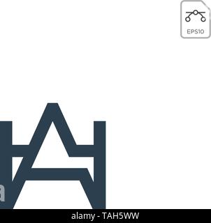 Royal König erste AG Logo oder Symbol business company Vektor Symbol isoliert Stock Vektor