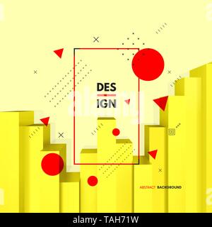 Abstrakte finanziellen Plan. Geschäftskonzept. 3D-Vektor Illustration für Marketing, Forschung, Statistiken und Analysen. Stock Vektor