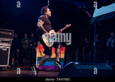 Leeds, Großbritannien. 25. Mai 2019. Nofx am 2019 Slam Dunk Festival nördlich auf den Punk in Drublic Bühne 2019-05-25 durchführen Stockfoto