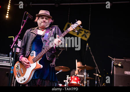 Leeds, Großbritannien. 25. Mai 2019. Nofx am 2019 Slam Dunk Festival nördlich auf den Punk in Drublic Bühne 2019-05-25 durchführen Stockfoto