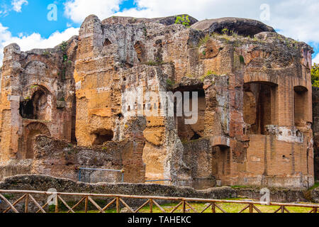 Grand Thermae oder Grandi Terme Villa Adriana oder Hadrians Villa archäologische Stätte von der UNESCO im Tivoli - Rom - Latium - Italien Stockfoto