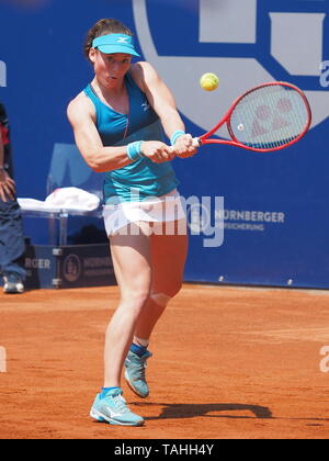 Nürnberg, Deutschland - 25. Mai 2019: Slowenisch player Tamara Zidansek im Euro 250.000 WTA Versicherungscup Turnier finale gegen Tennis pla Stockfoto