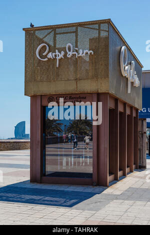 Carpe Diem Lounge Club, Barcelona, Spanien Stockfoto