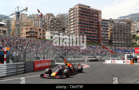 Der Red Bull Max Verstappen im Qualifying auf dem Circuit de Monte Carlo, Monaco. Stockfoto