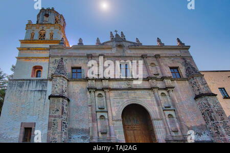 Pfarrkirche von San Juan Bautista auf Hidalgo Square in Coyoacan Stockfoto