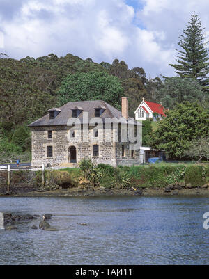 Der Stein Store (1833), die Kerikeri Mission Station, Kerikeri, Northland Region, North Island, Neuseeland Stockfoto