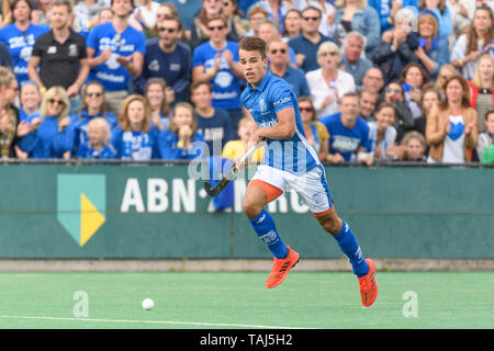 BLOEMENDAAL, 25-05-2019, Hoofdklasse Hockey Heren Seizoen 2018-2019. Veranstaltungsort: HC Bloemendaal. Boet Phijffer während des Spiels HC Bloemendaal vs SV Kampong. Credit: Pro Schüsse/Alamy Live News Credit: Pro Schüsse/Alamy Live News Credit: Pro Schüsse/Alamy leben Nachrichten Stockfoto