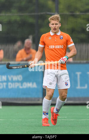 BLOEMENDAAL, 25-05-2019, Hoofdklasse Hockey Heren Seizoen 2018-2019. Veranstaltungsort: HC Bloemendaal. Jasper Brinkman während des Spiels HC Bloemendaal vs SV Kampong. Credit: Pro Schüsse/Alamy Live News Credit: Pro Schüsse/Alamy Live News Credit: Pro Schüsse/Alamy leben Nachrichten Stockfoto