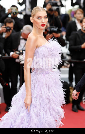 Cannes Film Festival, Frankreich. 25. Mai 2019. Elsa Hosk die Teilnahme an der 'Sibyl' Premiere während der 72Nd Cannes Film Festival im Palais des Festivals am 24. Mai 2019 in Cannes, Frankreich Quelle: Geisler-Fotopress GmbH/Alamy leben Nachrichten Stockfoto