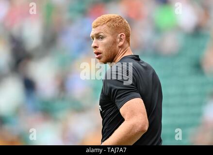 Twickenham. London. UK. 25. Mai 2019. HSBC world Rugby sevens Serie. James Rodwell (England). 25.05.2019. Credit: Sport in Bildern/Alamy leben Nachrichten Stockfoto