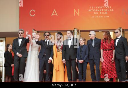 Robin Campillo, Enki Bilal, Maimouna N'ye, Kelly Reichardt, Alejandro Gonzalez Inarritu, Elle Fanning, Yorgos Lantimos Pawel Pawlikowski, Alice Rohrwacher Credit: Allstar Bildarchiv/Alamy leben Nachrichten Stockfoto