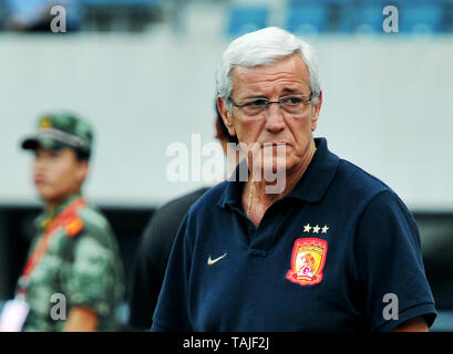 China. 26 Mai, 2019. Marcello Lippi wurde erneut als Trainer der chinesischen menÃ¢â'¬â"¢s Fußball-Nationalmannschaft berufen. Credit: SIPA Asien/ZUMA Draht/Alamy leben Nachrichten Stockfoto