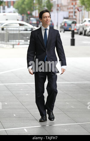 London, Großbritannien. Mai 2019. Rory Stewart Secretary of State for International Development in den BBC Studios in London Stockfoto