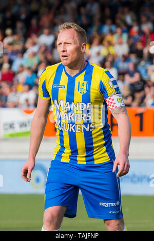 WAALWIJK, Mandemakers Stadion, 25-05-2019, Saison 2018 / 2019, Niederländische Keuken Kampioen Play-offs Finale. Ergebnis 0-0, RKC player Henrico Drost während des Spiels RKC-Go Ahead Eagles (Play-off) Stockfoto