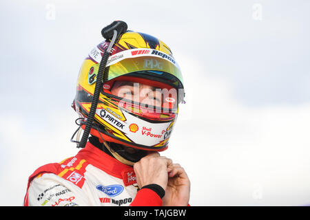 Winton, Victoria, Australien. 25 Mai, 2019. Die Jungfrau Australien Supercars Meisterschaft; diesem Team Penske Scott McLaughlin ist auf dem Raster Credit gesehen: Aktion plus Sport/Alamy leben Nachrichten Stockfoto