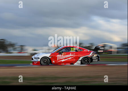 Winton, Victoria, Australien. 25 Mai, 2019. Die Jungfrau Australien Supercars Meisterschaft; Davison treibt die 23 Red Racing Ford Mustang während der Winton SuperSprint Credit: Aktion plus Sport/Alamy leben Nachrichten Stockfoto