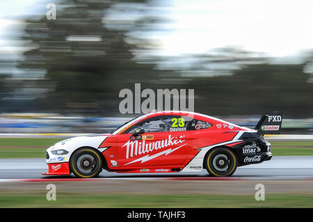 Winton, Victoria, Australien. 25 Mai, 2019. Die Jungfrau Australien Supercars Meisterschaft; Davison treibt die 23 Red Racing Ford Mustang während qualifizieren für die Winton SuperSprint Credit: Aktion plus Sport/Alamy leben Nachrichten Stockfoto