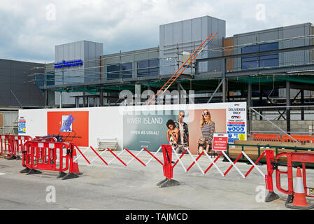 Sanierung der Mönche Cross Shopping Center, New York, North Yorkshire, England, Großbritannien Stockfoto