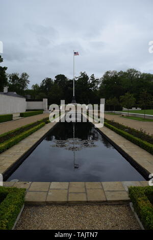 Amerikanischen Friedhof in Madingley, Cambridge, Cambridgeshire, Großbritannien Stockfoto