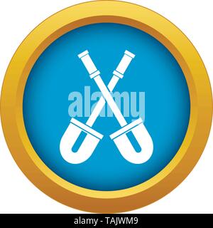 Schaufeln Symbol blau Vector isoliert Stock Vektor