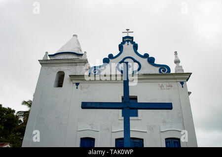 Alte Kirche in Santa Cruz Cabralia, Bahia, Brasilien Stockfoto