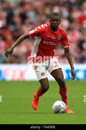 Von Charlton Athletic Anfernee Dijksteel während der Sky Bet Liga eine Play-off-Finale im Wembley Stadion, London. Stockfoto