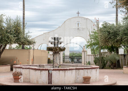 Mission San Xavier del Bac in Tucson, Arizona, USA Stockfoto