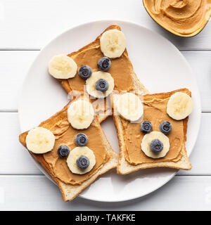 Lustige frühstück Konzept Stockfoto