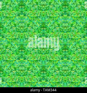 Geometrische abstrakte Blumen Mosaik Muster Hintergrund design Stock Vektor